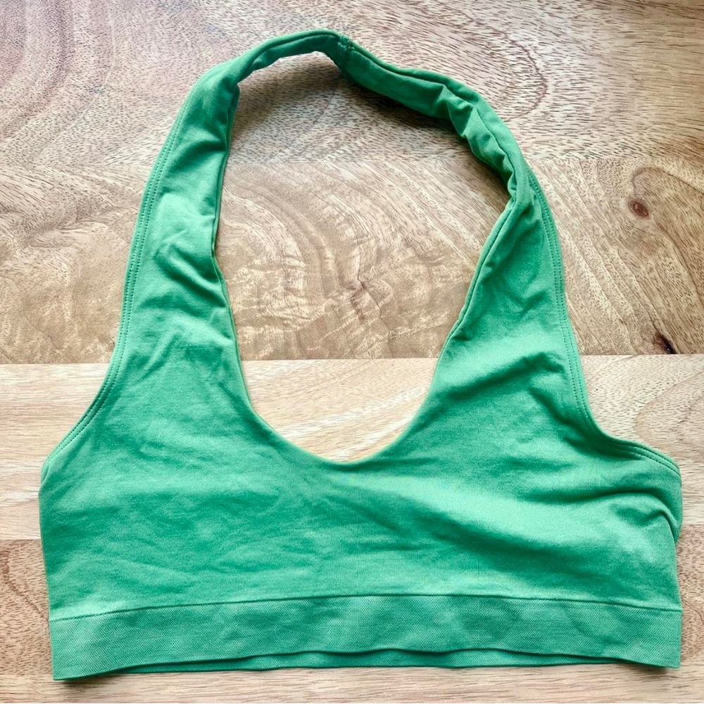 Green halter bra by Be Free Intimate